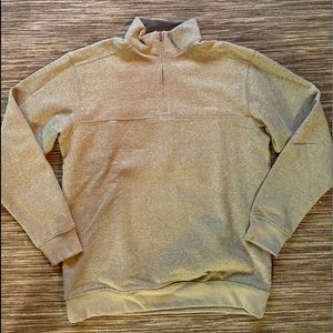 Columbia grey 3/4 zip sweater